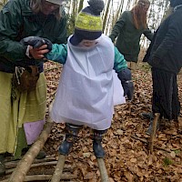 Gespenster schweben einfach darüber.